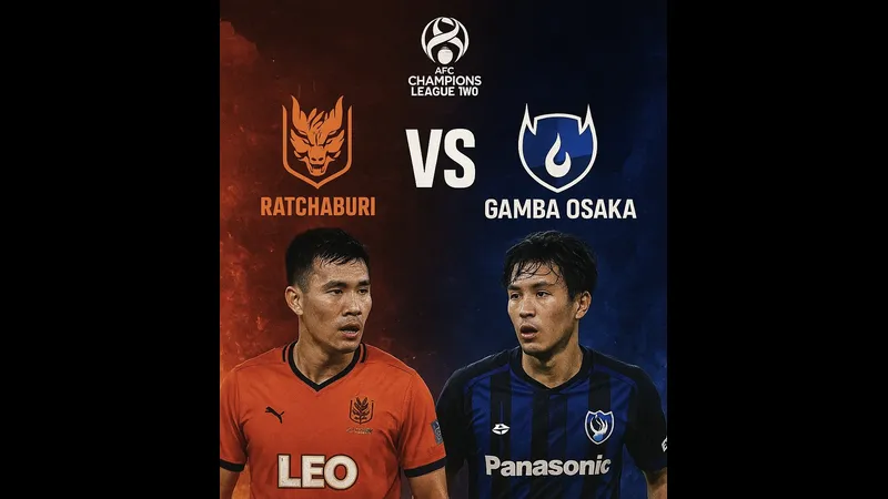 Cầu thủ Gamba Osaka tung cú đá mạnh vào khung thành của Ratchaburi trong trận đấu Cầu thủ Gamba Osaka tung cú đá mạnh vào khung thành của Ratchaburi trong trận đấu